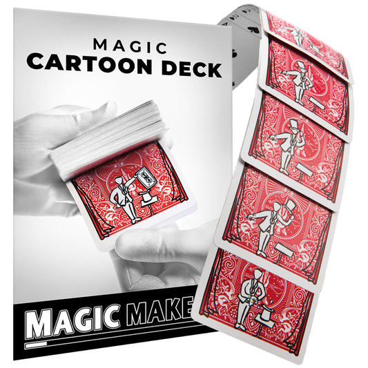 Magic Trick Cartoon Deck - Bicycle Back - Limited Edition - Wizard Magic Shop
