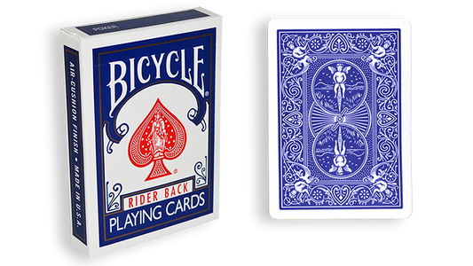 Cheek to Cheek Deck Bicycle (Blue) - Wizard Magic Shop