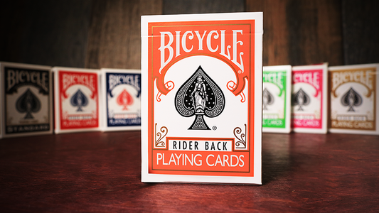 Bicycle Orange Playing Cards by US Playing Card Co - Wizard Magic Shop