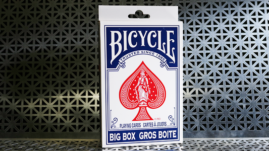 Big Bicycle Cards (Jumbo Bicycle Cards, Blue) - Wizard Magic Shop