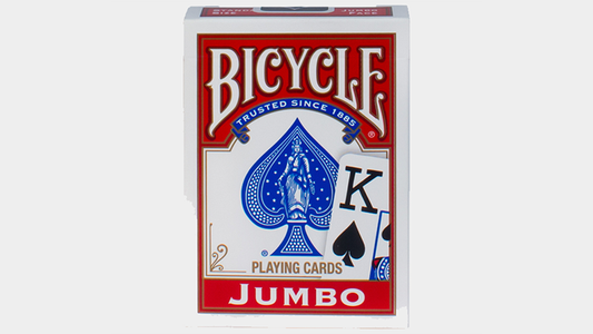 Bicycle Jumbo Index (Red) Playing Cards - Wizard Magic Shop