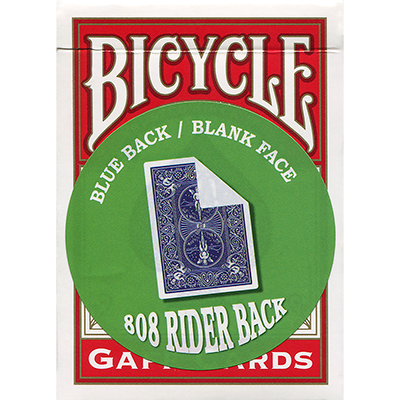 Blank Face Bicycle Cards (Blue) - Wizard Magic Shop