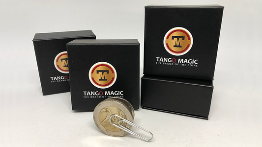 Magnetic Flipper Coin (2 Euro) by Tango- Trick (E0034) - Wizard Magic Shop