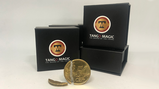 Bite Coin - (Euro 50 Cent - Internal With Extra Piece) by Tango - Trick (E0043) - Wizard Magic Shop