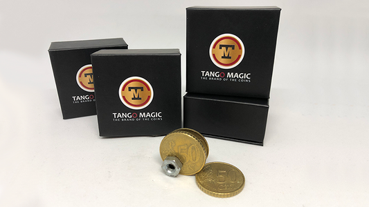 Coin Thru Card (50 cent Euro) (E0014) Tango - Wizard Magic Shop