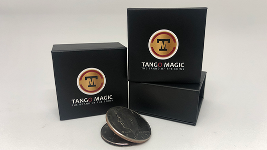 Expanded Shell Coin (Half Dollar) (D0007)(Steel Back) by Tango Magic - Wizard Magic Shop