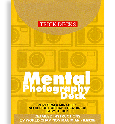 Mental Photo Deck Bicycle (Red) - Wizard Magic Shop