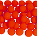 1 inch Regular Sponge Ball (Red) Bag of 50 from Magic by Gosh alternate view - Wizard Magic Shop
