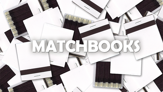 White matchbooks (Box of 50) - Wizard Magic Shop