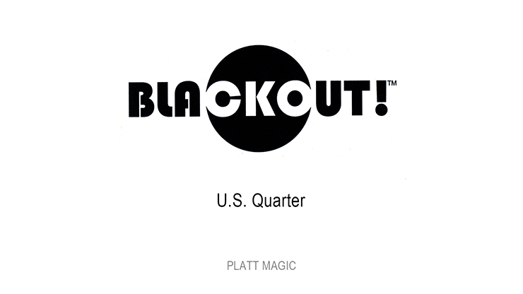 Blackout (US Quarter, avec DVD) de Brian Platt - DVD 