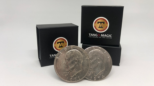 Tango Ultimate Coin (T.U.C)(D0109) Eisenhower Dollar with Online Instructions by Tango - Trick - Wizard Magic Shop