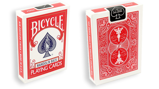 Bicycle Playing Cards 809 Mandolin Red by USPCC - Wizard Magic Shop