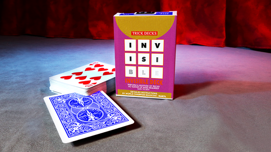 Invisible Deck Bicycle Mandolin (Blue) - Wizard Magic Shop