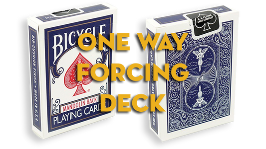 Assorted Mandolin Blue One Way Forcing Deck (assorted values) - Wizard Magic Shop