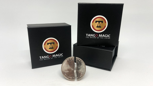 Folding Quarter dollar (Single cut w/DVD) (D0121) by Tango - Trick