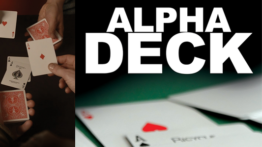 Alpha Deck (Cards and Online Instructions) by Richard Sanders - Trick - Wizard Magic Shop