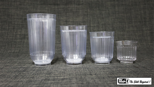 Diminishing Milk Glasses (multum in Parvo) by Mr. Magic - Wizard Magic Shop