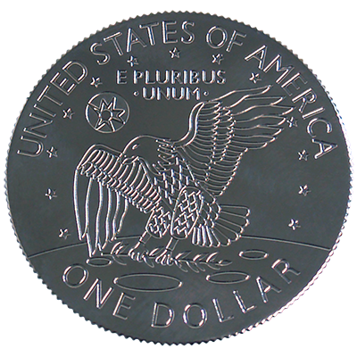 Eisenhower Palming Coin (Dollar Sized) by You Want it We Got it - Trick alternate view - Wizard Magic Shop