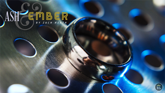 Ash and Ember Silver Curved Size 11 (2 Rings) by Zach Heath - Trick - Wizard Magic Shop