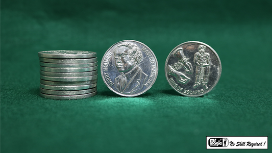 Houdini Palming Coins (12 pieces) by Mr. Magic - Wizard Magic Shop