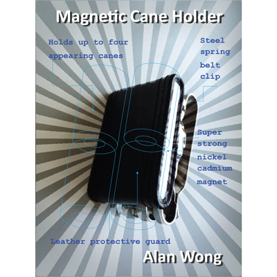 Magnetic Cane holder by Alan Wong - Trick - Wizard Magic Shop