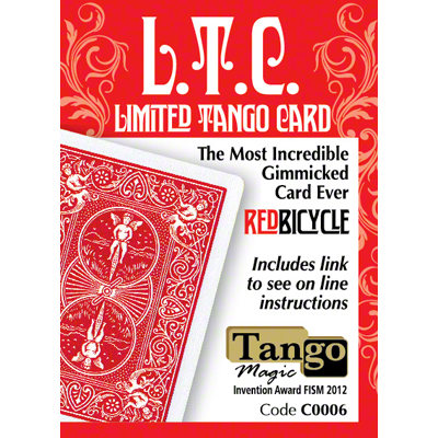 Limited Tango Card Red (T.L.C.) (C0006) by Tango - Wizard Magic Shop