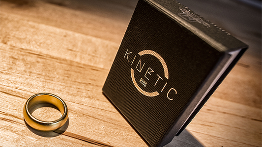Kinetic PK Ring (Gold) Curved size 10 by Jim Trainer - Trick - Wizard Magic Shop