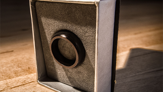 Kinetic PK Ring (Black) Curved size 9 by Jim Trainer - Trick - Wizard Magic Shop