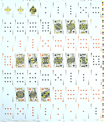 Run Playing Cards: Bankroll Edition (Uncut Sheet) alternate view - Wizard Magic Shop