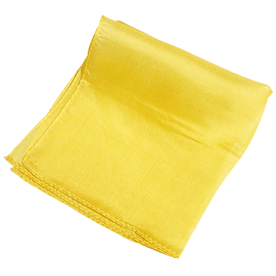 Silk 9 inch (Yellow) Magic by Gosh - Trick - Wizard Magic Shop