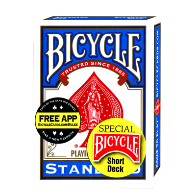Bicycle Short Deck (Blue) by US Playing Card Co. - Wizard Magic Shop
