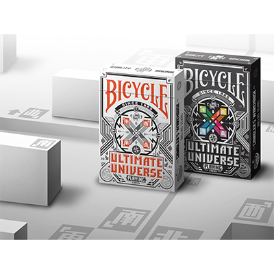 Cartes à jouer en échelle de gris Bicycle Ultimate Universe par Gamblers Warehouse 