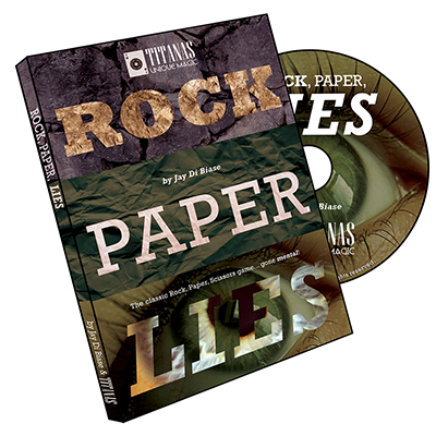 Rock, Paper,Lies by Jay Di Biase and Titanas Magic Productions - DVD - Wizard Magic Shop