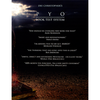 PYO (data CD and DVD) by Dee Christopher - DVD - Wizard Magic Shop