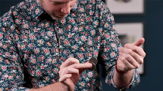 Triad Coins (Half Dollar) by Joshua Jay and Vanishing Inc. alternate view - Wizard Magic Shop