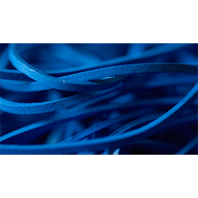 Joe Rindfleisch's Rainbow Rubber Bands (Hanson Chien - Blue Pack) by Joe Rindfleisch - Trick alternate view - Wizard Magic Shop