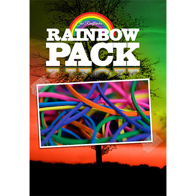 Joe Rindfleisch's Rainbow Rubber Bands (Rainbow Pack) by Joe Rindfleisch - Trick - Wizard Magic Shop