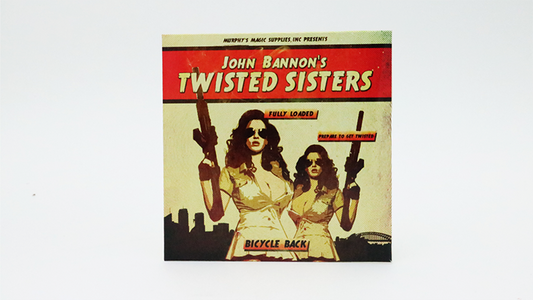 Twisted Sisters 2.0 (Gimmicks and Online Instructions) Bicycle Back by John Bannon - Trick - Wizard Magic Shop