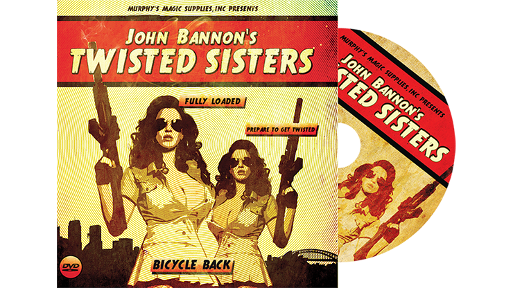 Twisted Sisters 2.0 (Gimmicks et instructions en ligne) Bicycle Back par John Bannon - Astuce 