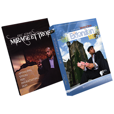 Eric Jones Set: Mirage et Trois and Extension of Me (includes Karate Coin) by Eric Jones and Kozmomagic - DVD - Wizard Magic Shop