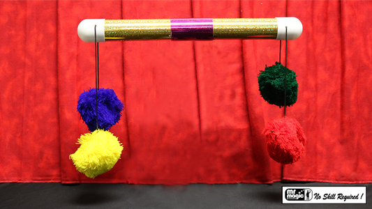 Super Pom Pom Stick (Glitter) by Mr. Magic - Trick - Wizard Magic Shop