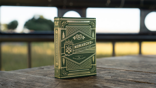 Monarch Playing Cards (Green) by theory11 - Wizard Magic Shop