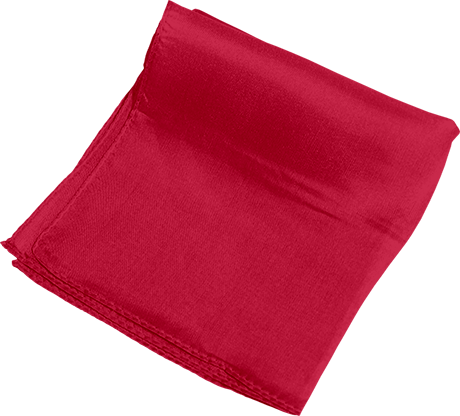 Silk 24 inch (Red) Magic By Gosh - Trick - Wizard Magic Shop