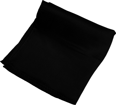 Silk 36 inch (Black) Magic by Gosh - Trick - Wizard Magic Shop