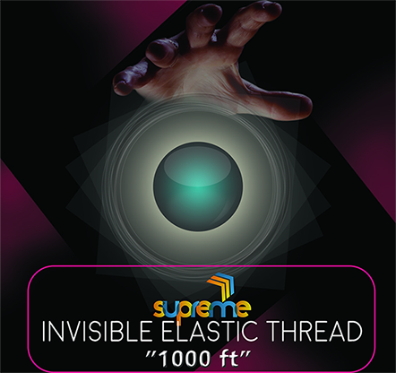 Invisible Elastic (1000 ft Spool) by Supreme Magic World - Wizard Magic Shop