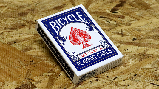 Bicycle Maiden Back (Blue) by US Playing Card Co - Wizard Magic Shop