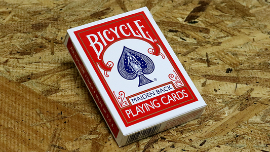 Bicycle Maiden Back (Red) by US Playing Card Co - Wizard Magic Shop