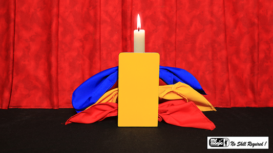 Candle Through Silks (Stage Version) by Mr. Magic - Wizard Magic Shop