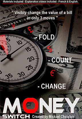 Money Switch by Mickael Chatelain - Trick - Wizard Magic Shop