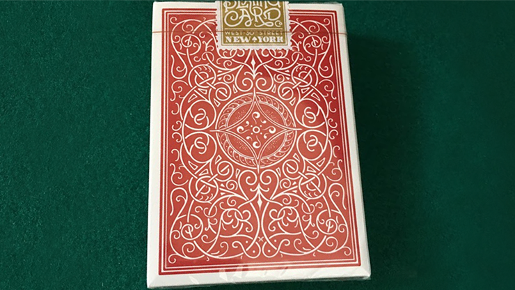 Naipes superiores invisibles (rojos) de Expert Playing Card Co